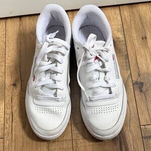 Reebok White Athletic Shoes